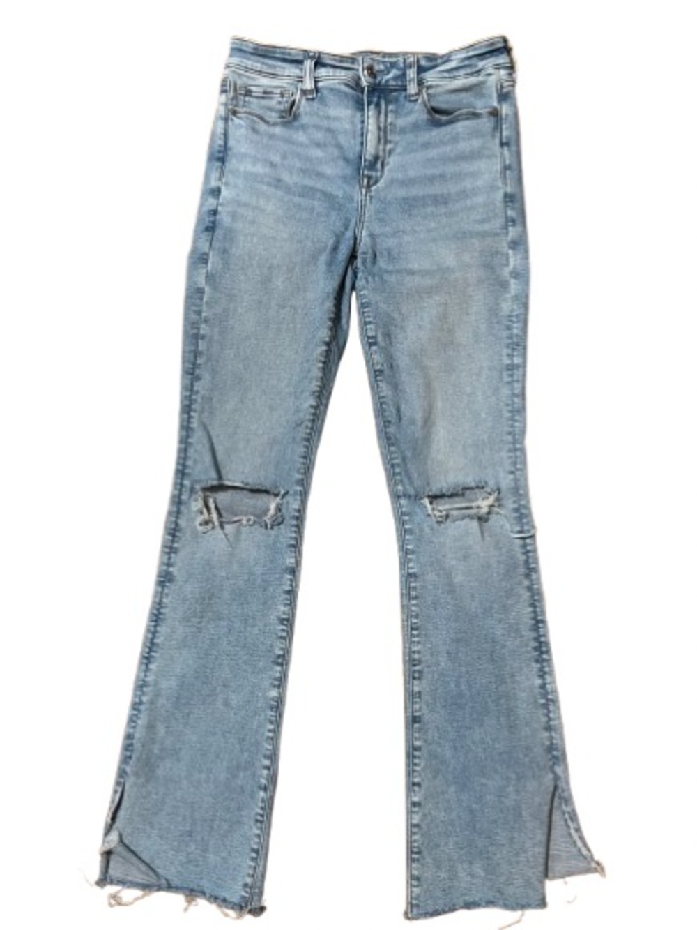 American Eagle Outfitters High Rise Skinny Kick Stretch Blue Jeans Size 6